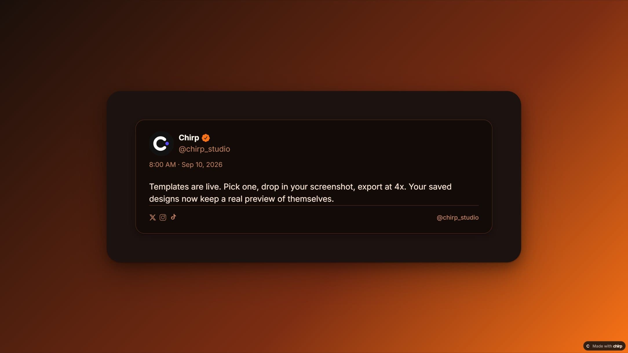Ember template