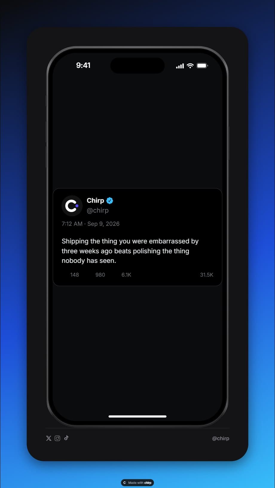 Handheld template