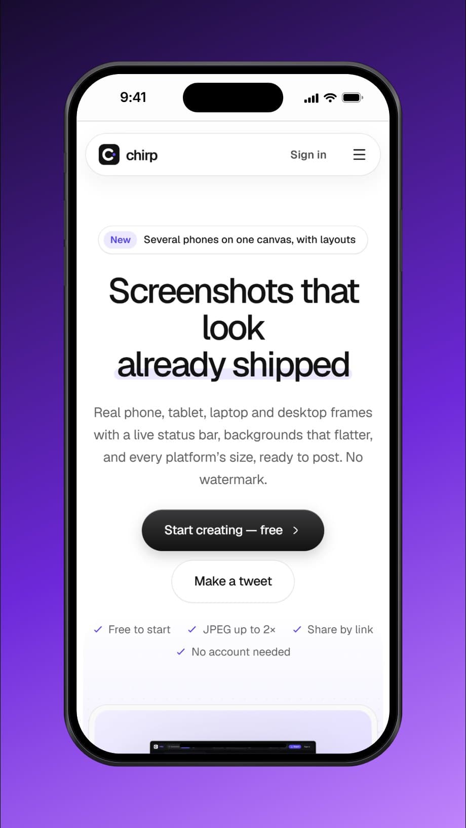 Pocket template